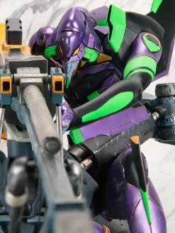 Rebuild of Evangelion - Evangelion Unit-01 Statue (Operation Yashima Premium Metallic Color Ver.) - Crunchyroll Exclusive