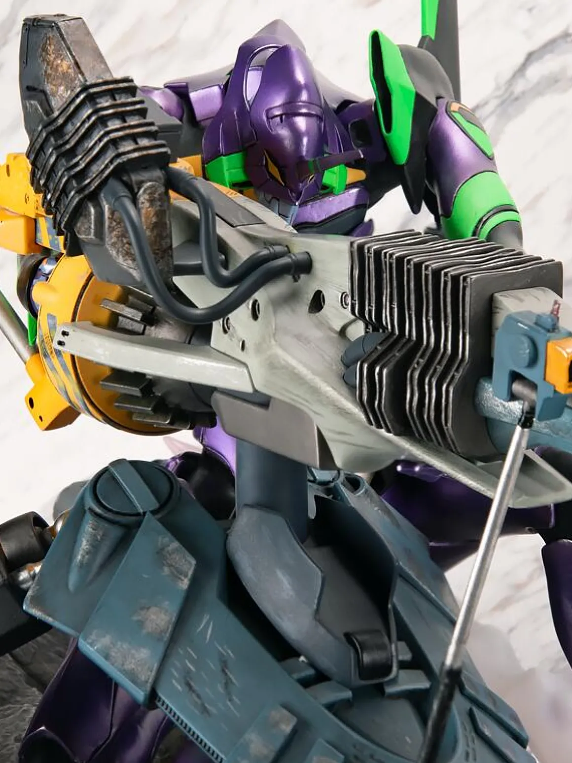 Rebuild of Evangelion - Evangelion Unit-01 Statue (Operation Yashima Premium Metallic Color Ver.) - Crunchyroll Exclusive