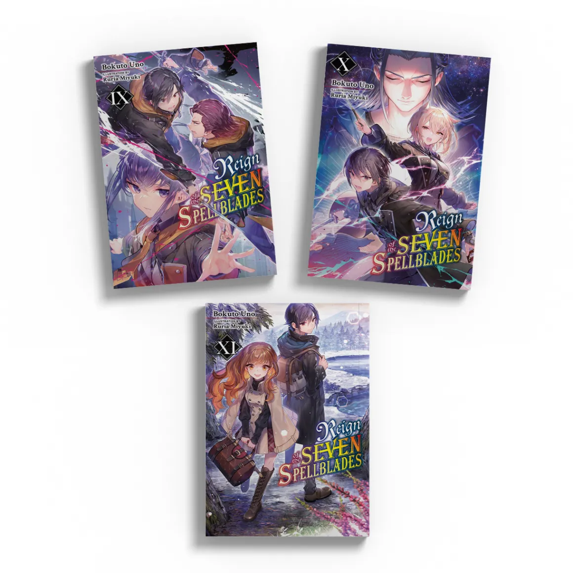 Reign of The Seven Spellblades Novel (9-11) Bundle