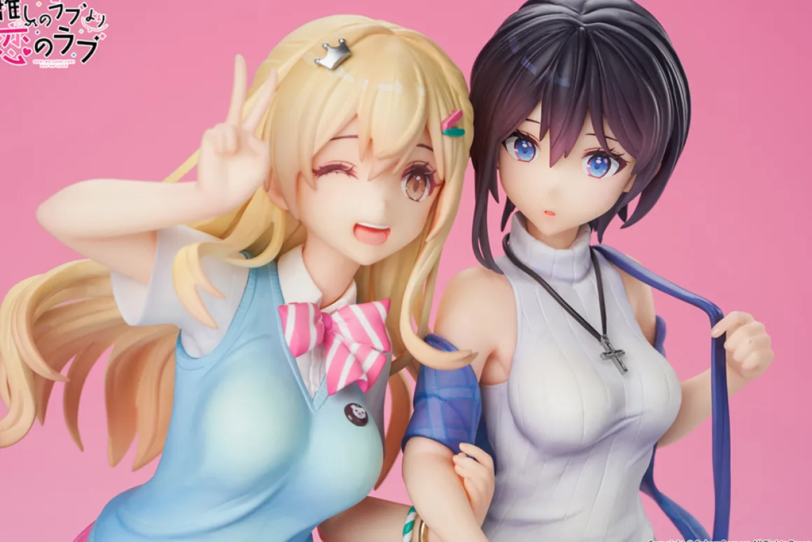 Ren Furutachi & Akuru Hayahoshi OshiRabu Waifus Over Husbandos Figure Set