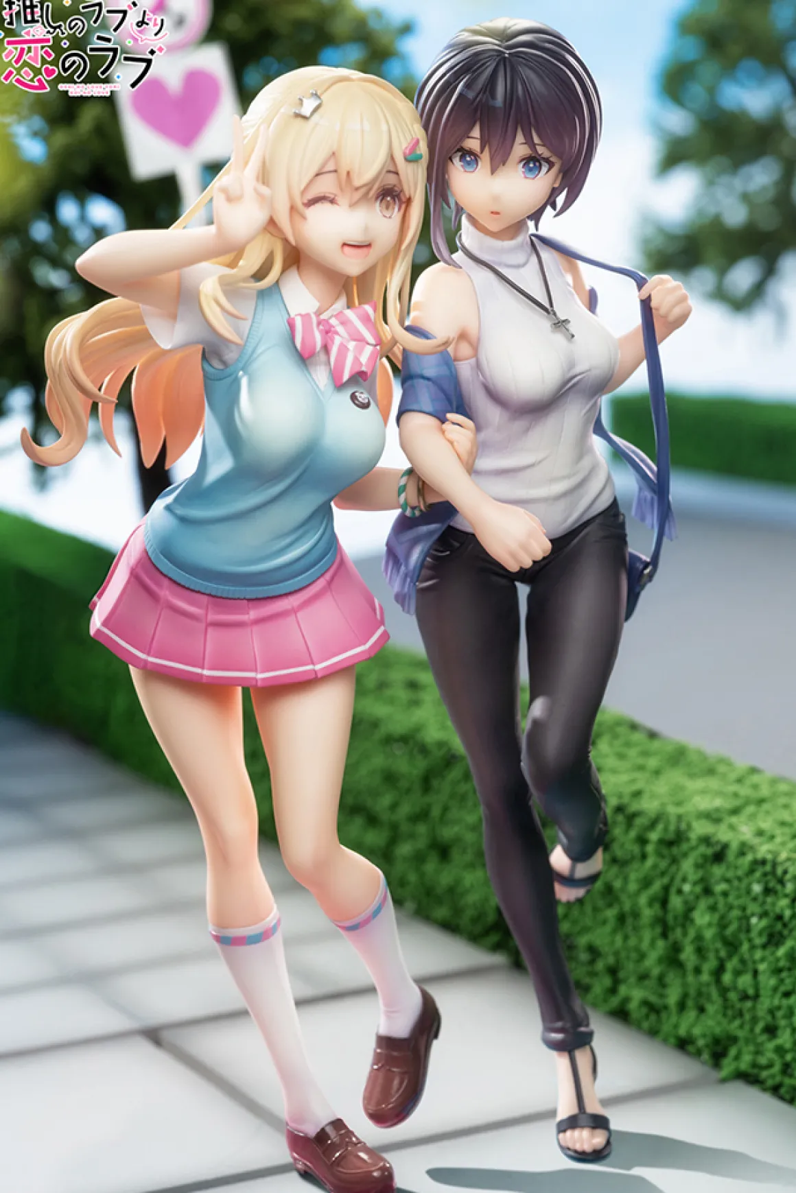 Ren Furutachi & Akuru Hayahoshi OshiRabu Waifus Over Husbandos Figure Set