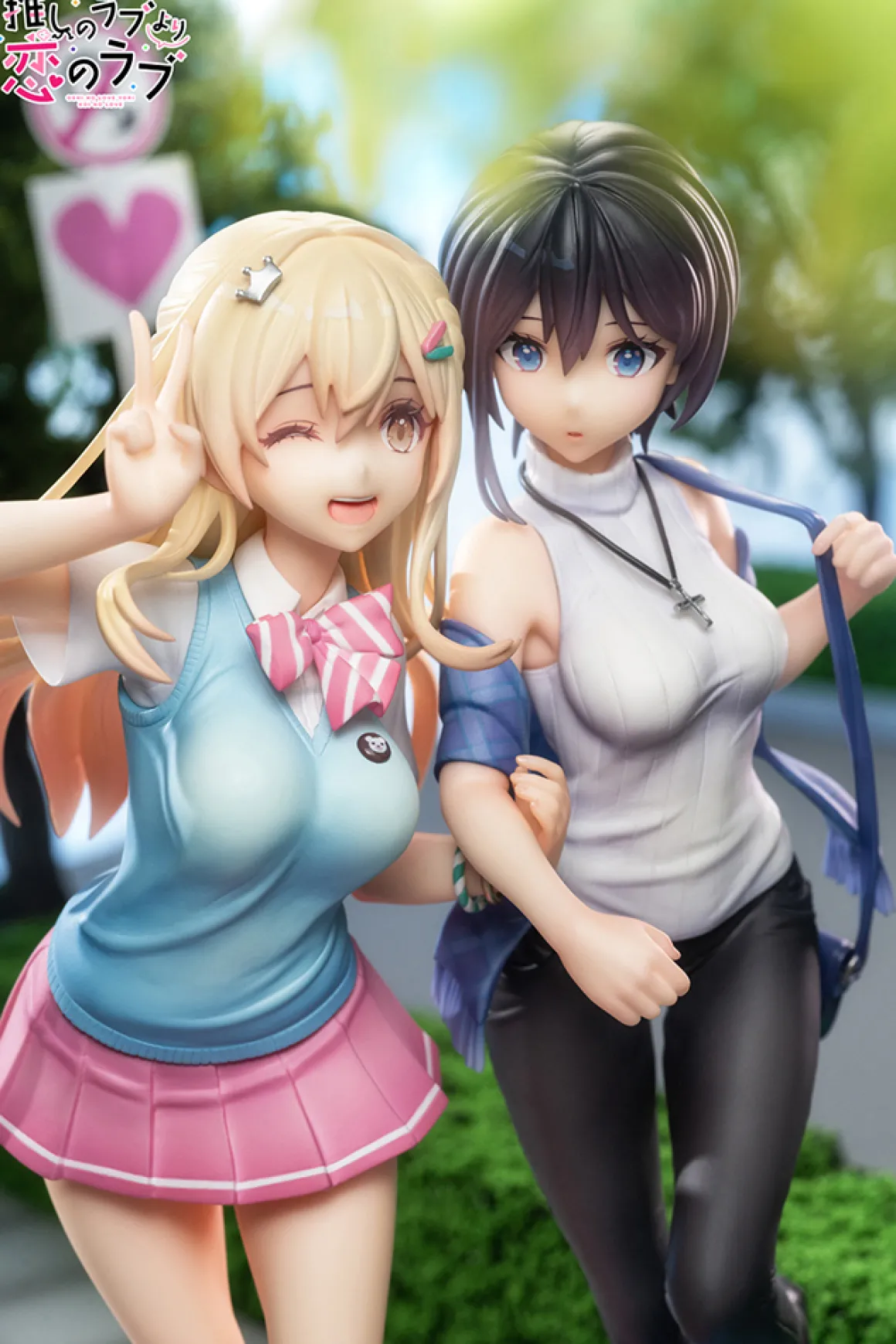 Ren Furutachi & Akuru Hayahoshi OshiRabu Waifus Over Husbandos Figure Set