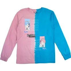 Re:ZERO - Rem Ram Split Long Sleeve Shirt - Crunchyroll Exclusive
