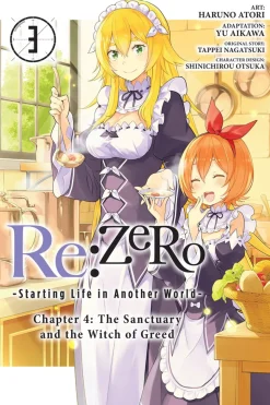 Re:ZERO Starting Life in Another World Chapter 4: The Sanctuary and the Witch of Greed Manga Volume 3