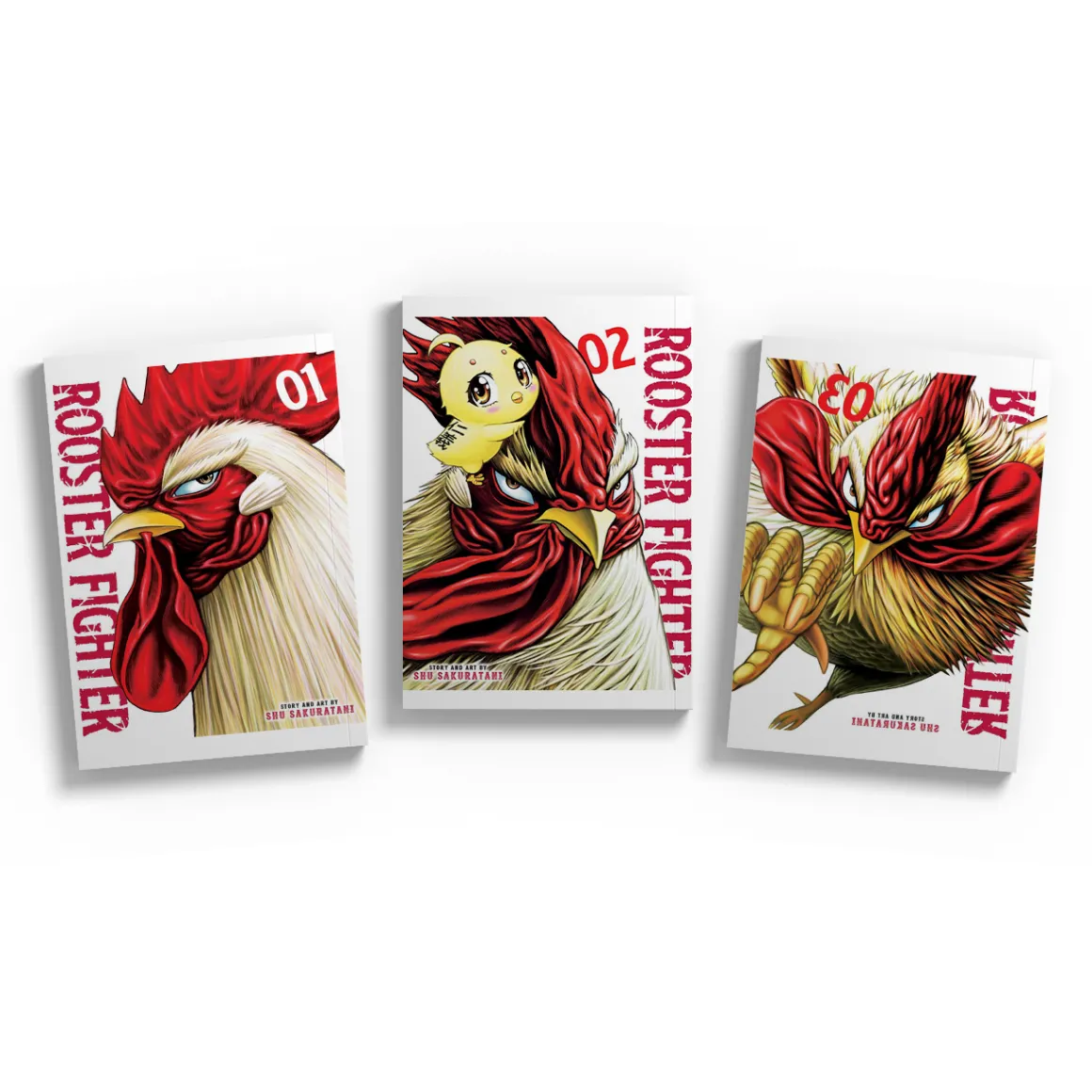 Rooster FIghter Manga (1-3) Bundle