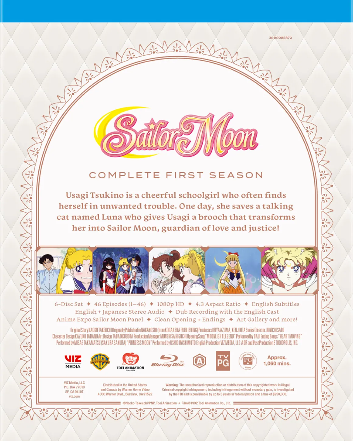 Sailor Moon - The Complete First Season - Blu-ray