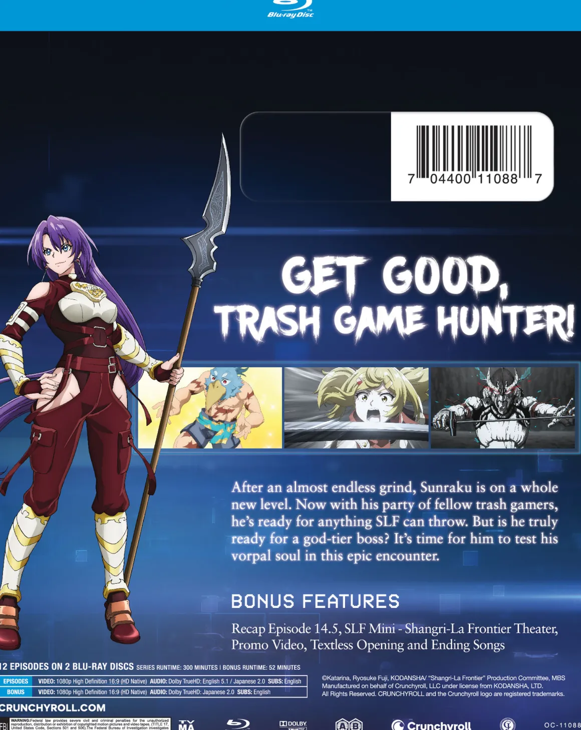 Shangri-La Frontier - Season 1 Part 2 - Blu-ray