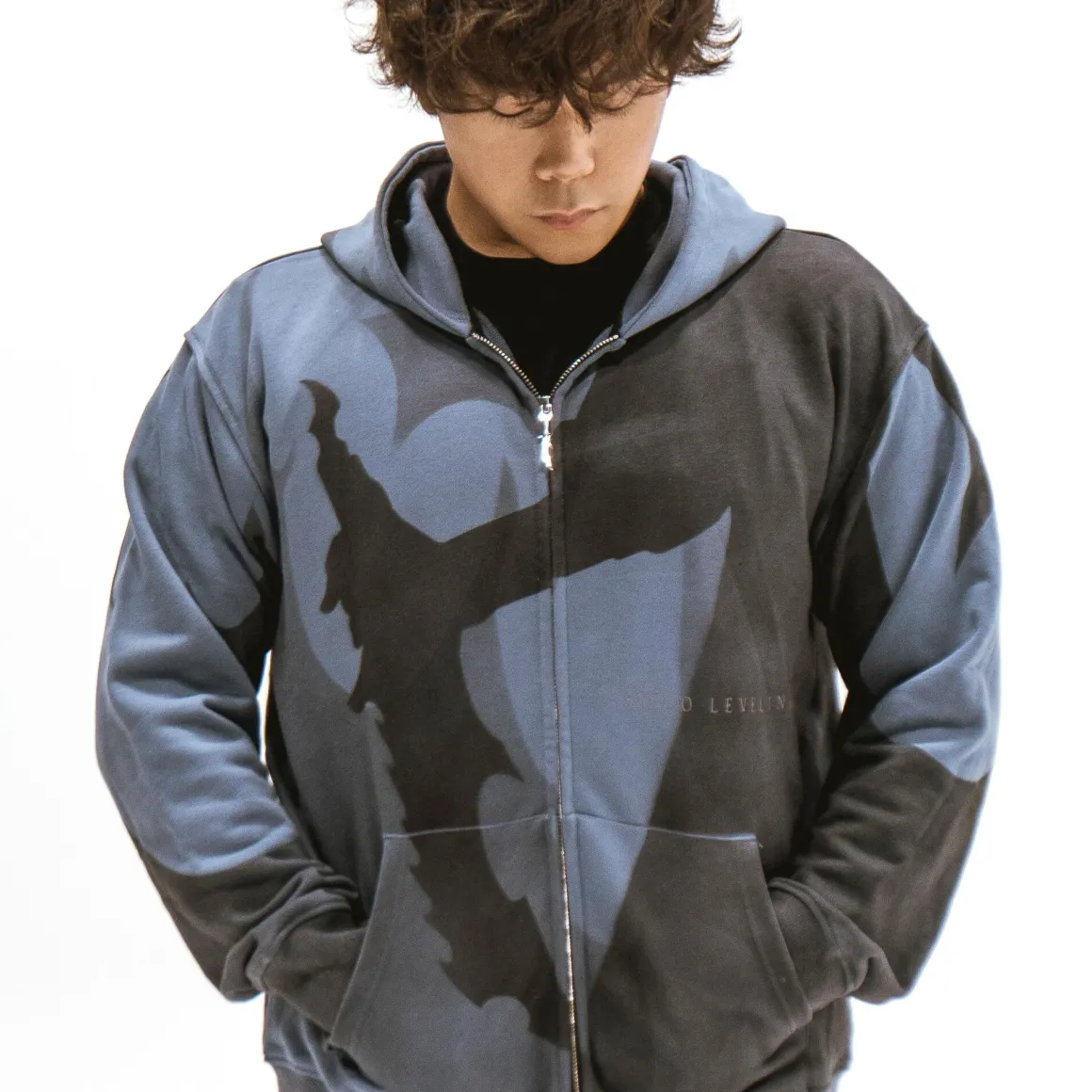 Solo Leveling x Otaku - Sung Jinwoo Silhouette Hoodie