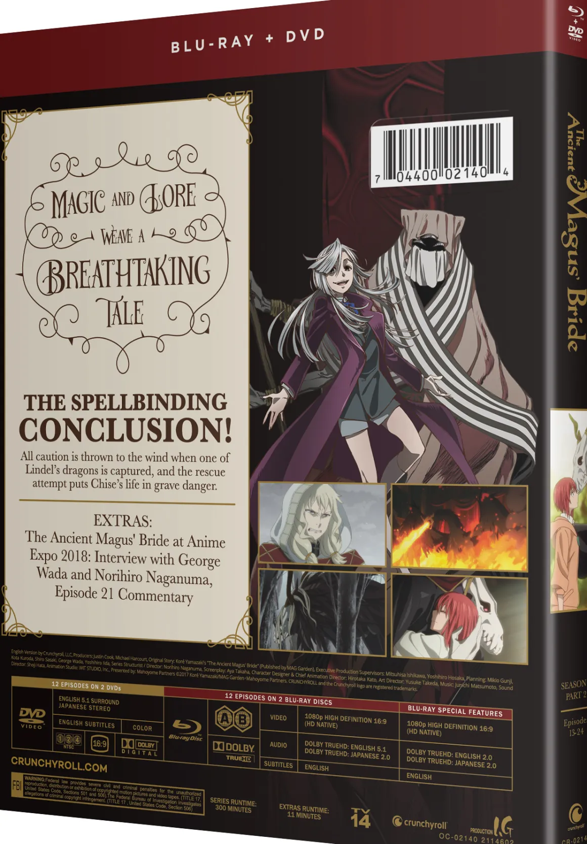 The Ancient Magus Bride - The Complete Series - Part 2 - Blu-ray + DVD