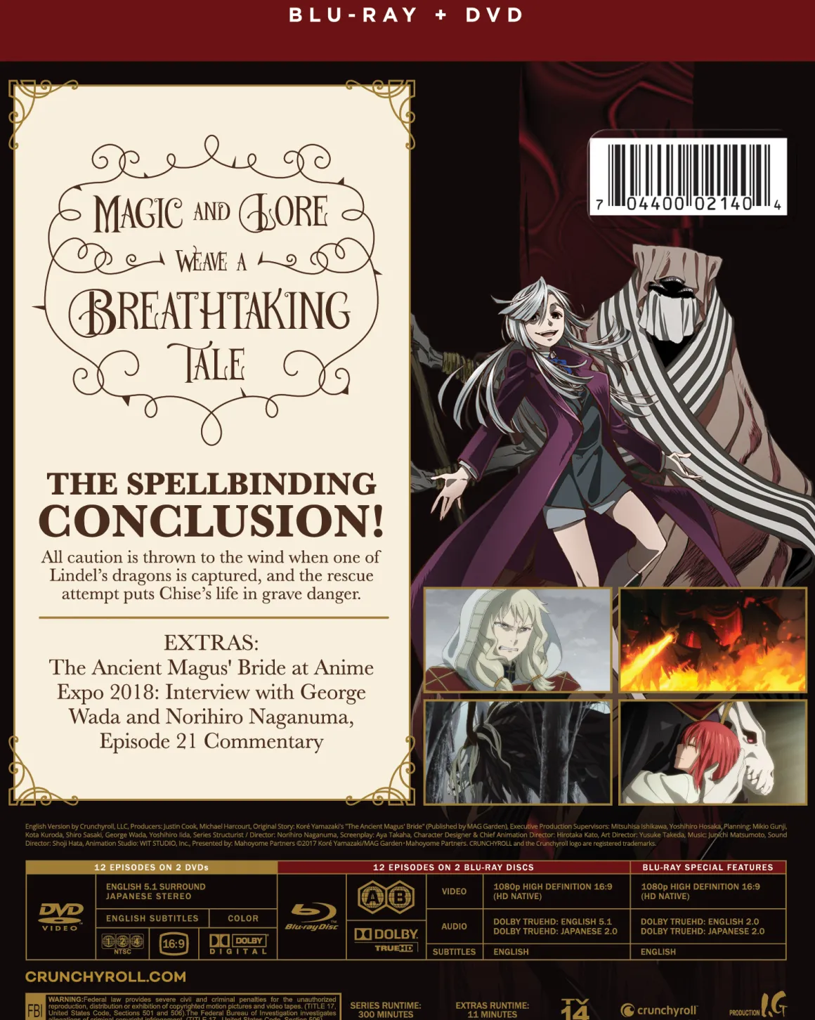 The Ancient Magus Bride - The Complete Series - Part 2 - Blu-ray + DVD