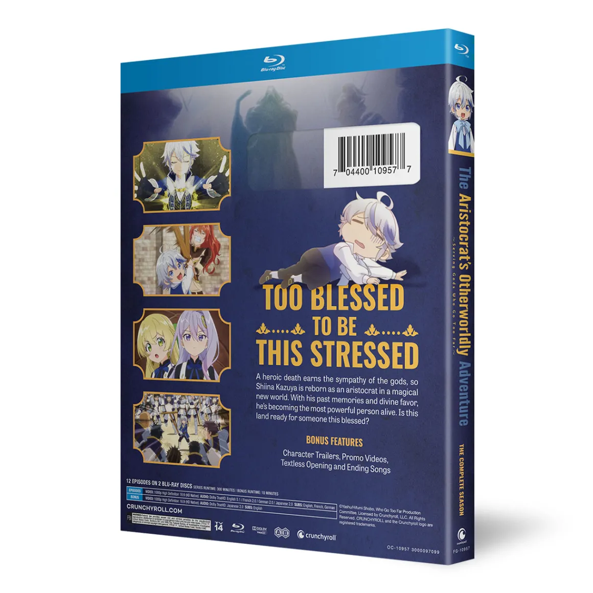 The Aristocrat's Otherworldly Adventure: Serving Gods Who Go Too Far - The Complete Season - Blu-ray