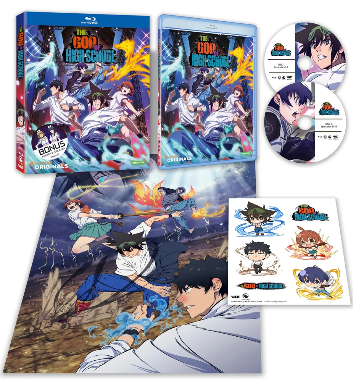 The God of High School Season 1 Blu-ray