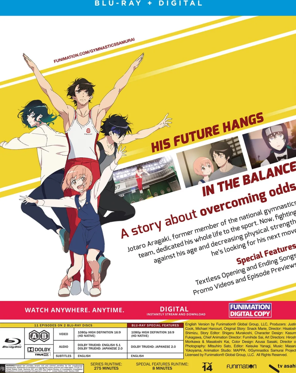 The Gymnastics Samurai - The Complete Season - Blu-ray