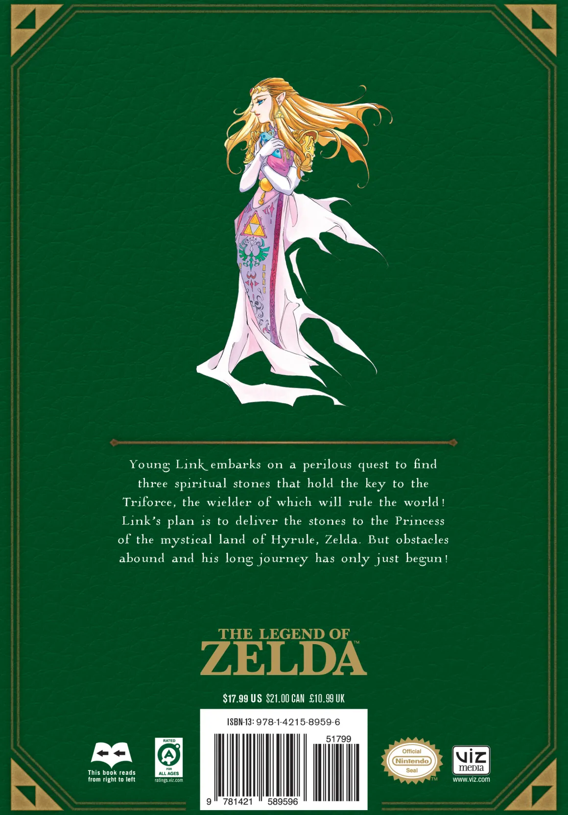 The Legend of Zelda Legendary Edition Manga Volume 1