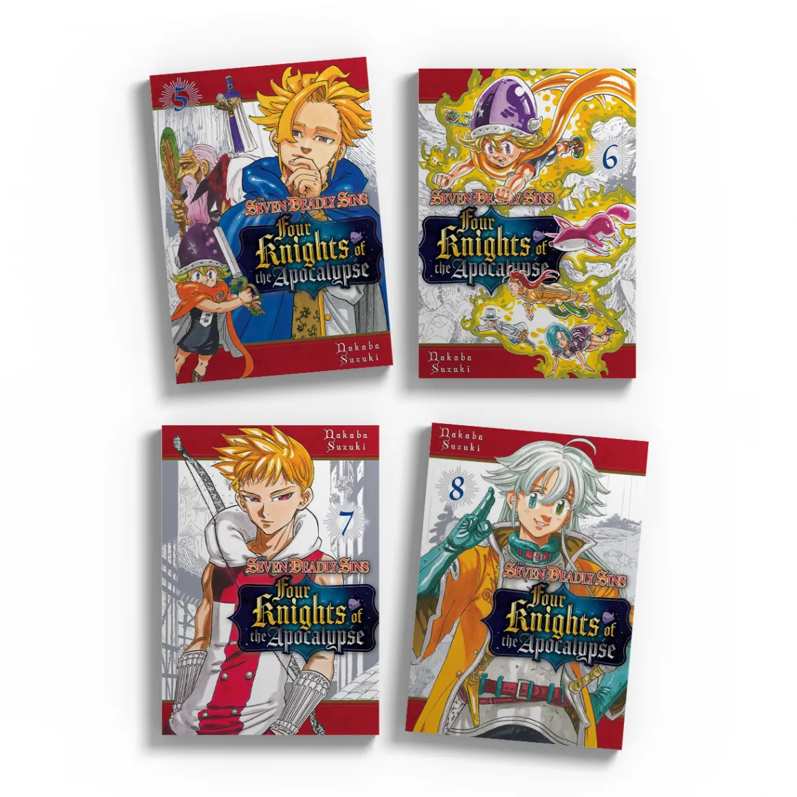The Seven Deadly Sins Four Knights of the Apocalypse Manga (5-8) Bundle