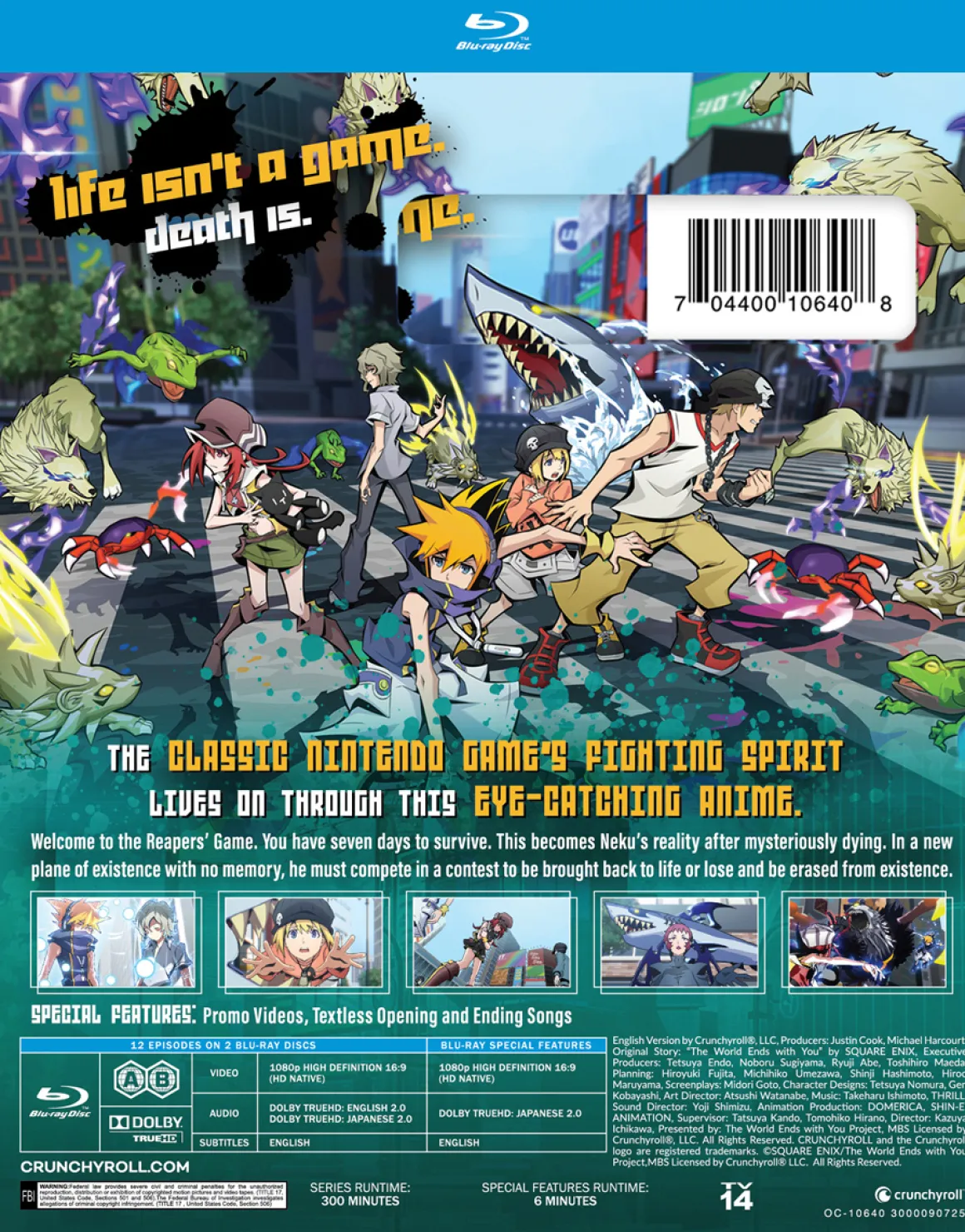 The World Ends with You The Animation Blu-ray