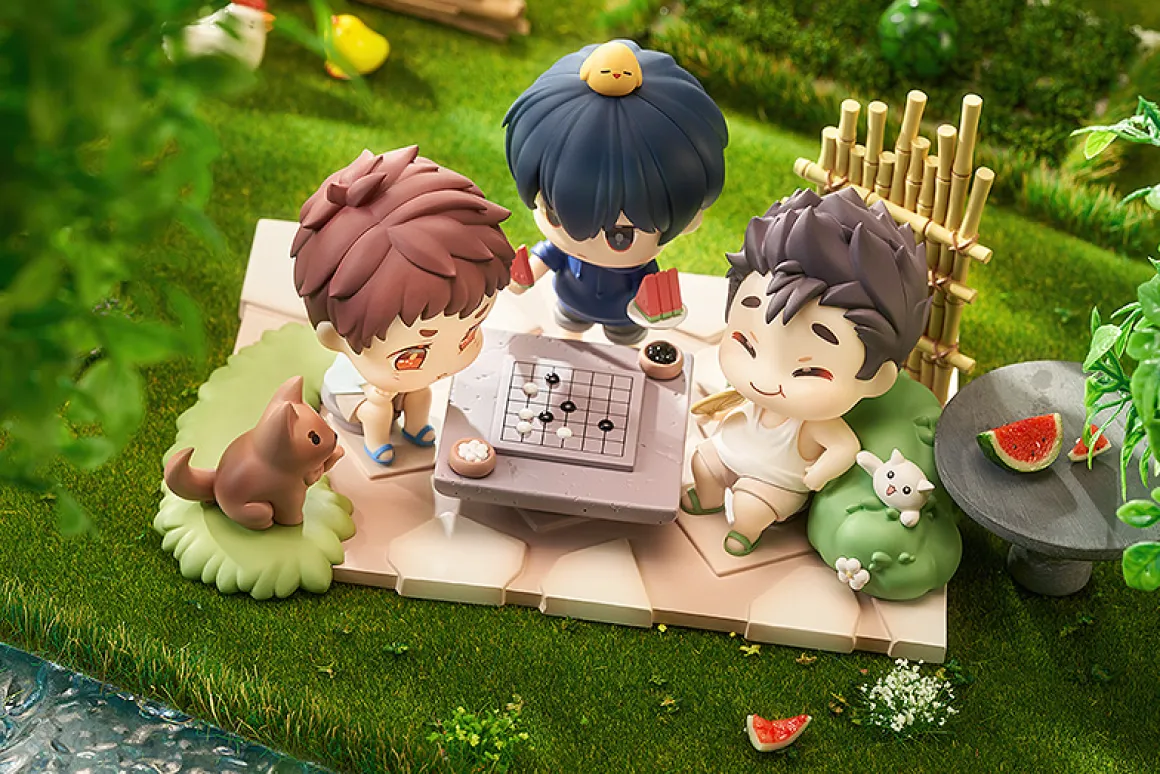 Time Raiders - Wu Xie, Zhang Qiling, & Wang Pangzi Chibi Figure Set (Yucun Shiqu Ver.)