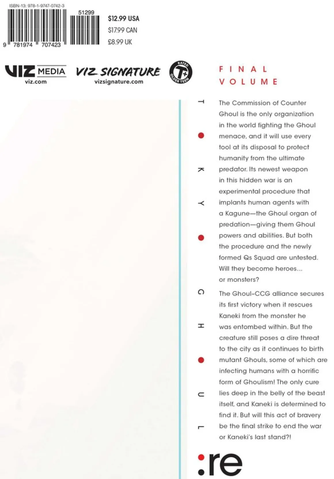 Tokyo Ghoul:re Manga Volume16