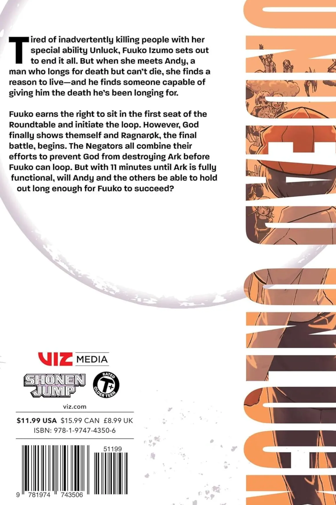 Undead Unluck Manga Volume 15