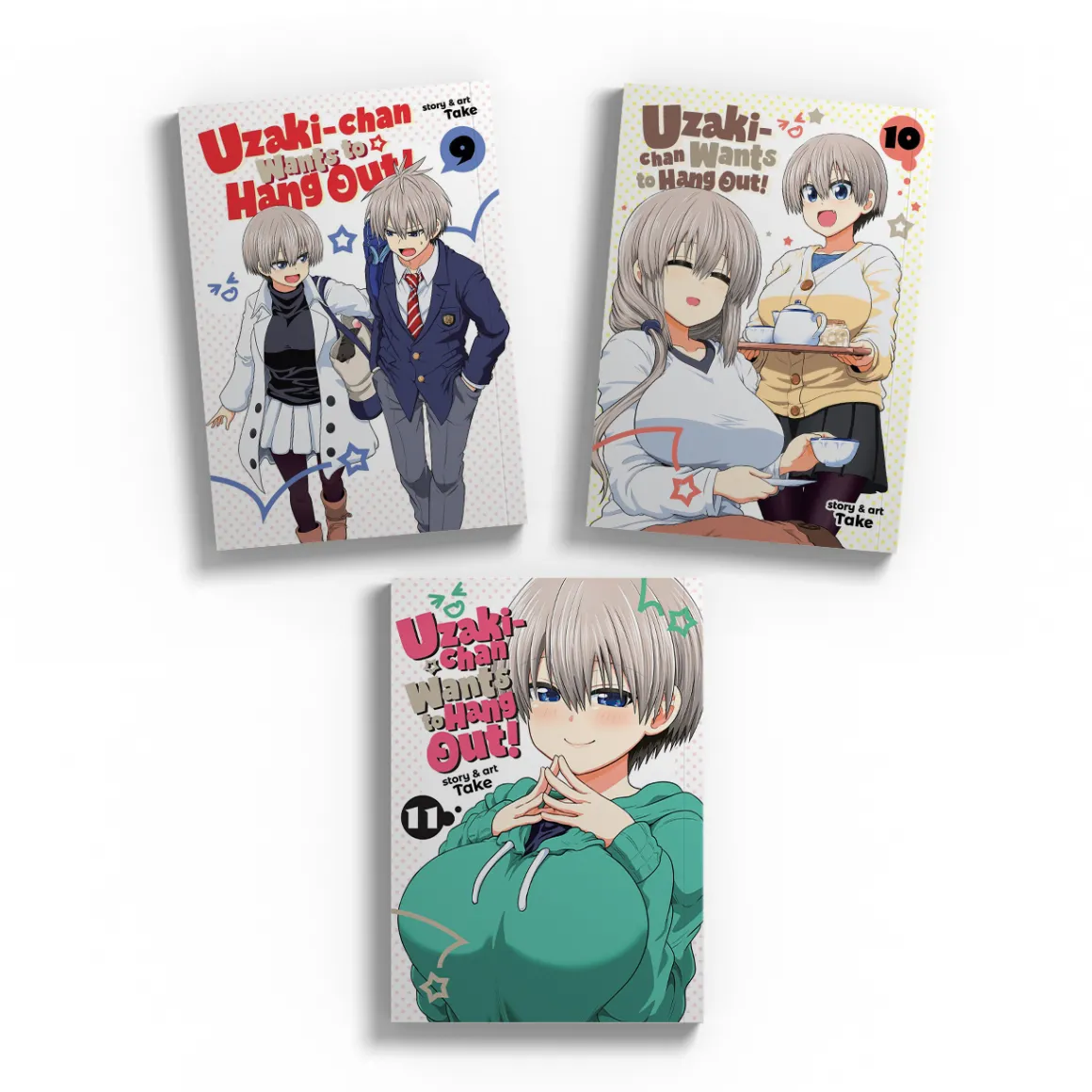 Uzaki-chan Wants to Hang Out! Manga (9-11) Bundle