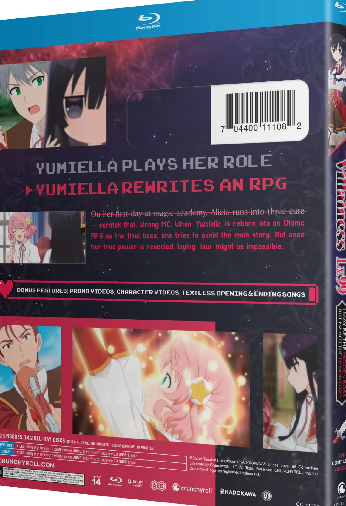 Villainess Level 99: I May Be the Hidden Boss but I'm Not the Demon Lord - The Complete Season - Blu-ray