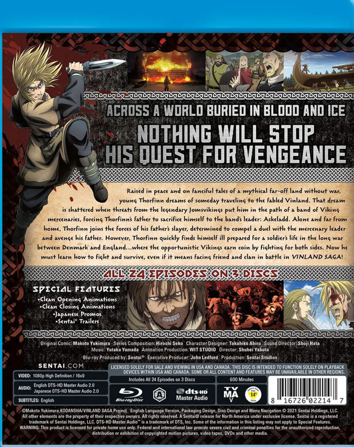 Vinland Saga - Season 1 - Blu-ray