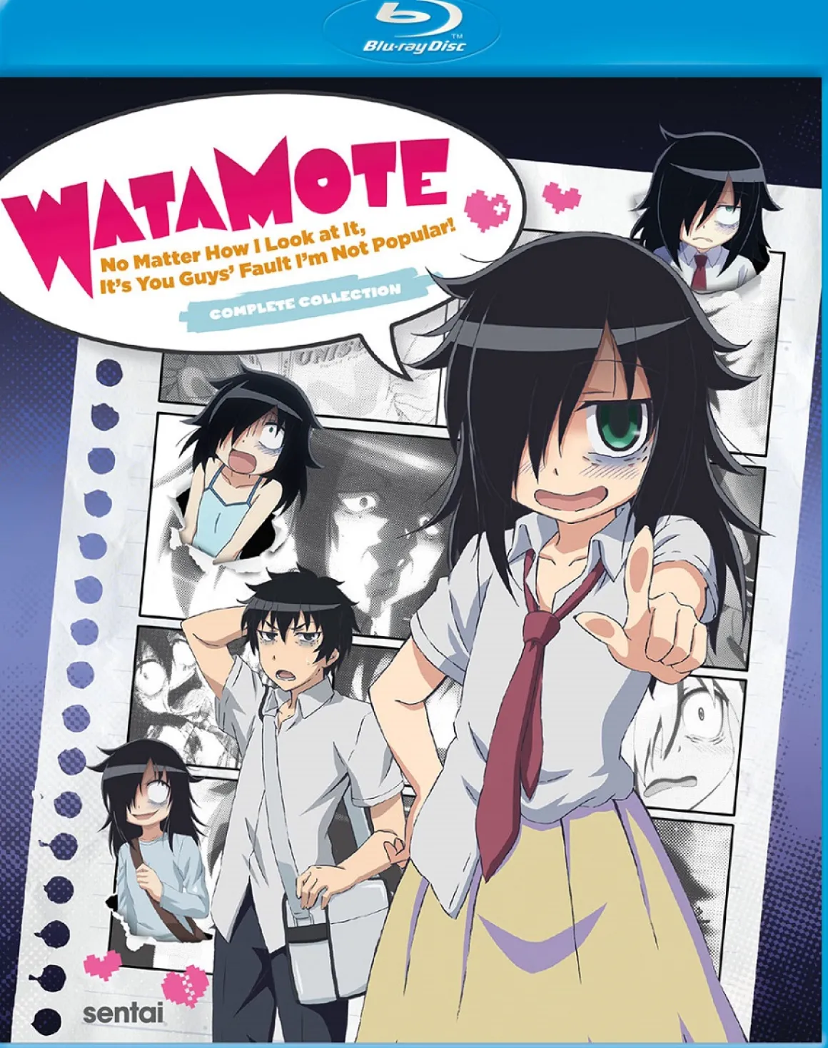 Watamote No Matter How I Look At It, It's You Guys' Fault I'm Not Popular Blu-ray