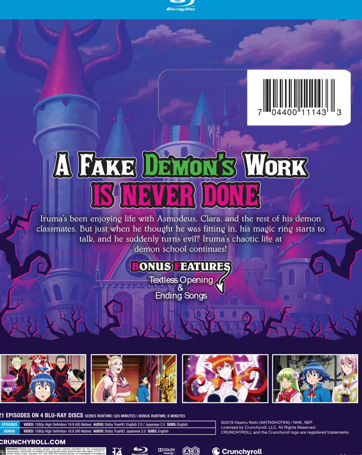 Welcome to Demon School! Iruma-kun - Season 2 - Blu-ray