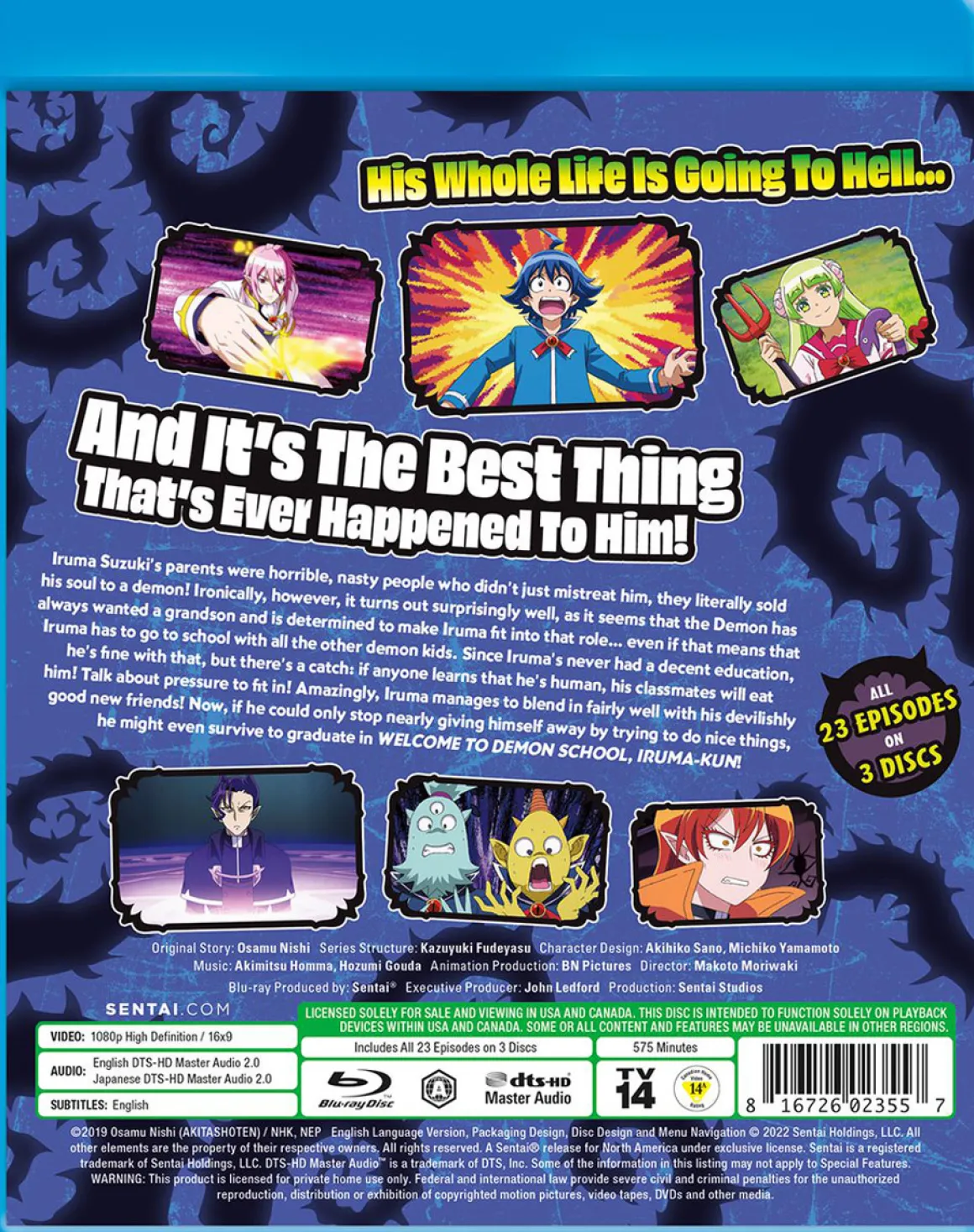 Welcome to Demon School! Iruma-kun Blu-ray