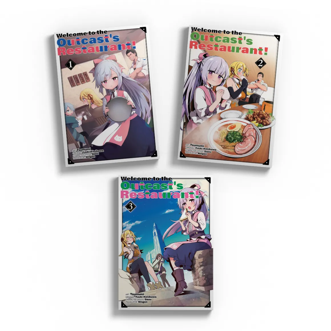 Welcome to the Outcast's Restaurant! Manga (1-3) Bundle