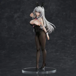 White Haired Bunny Original Character Figure