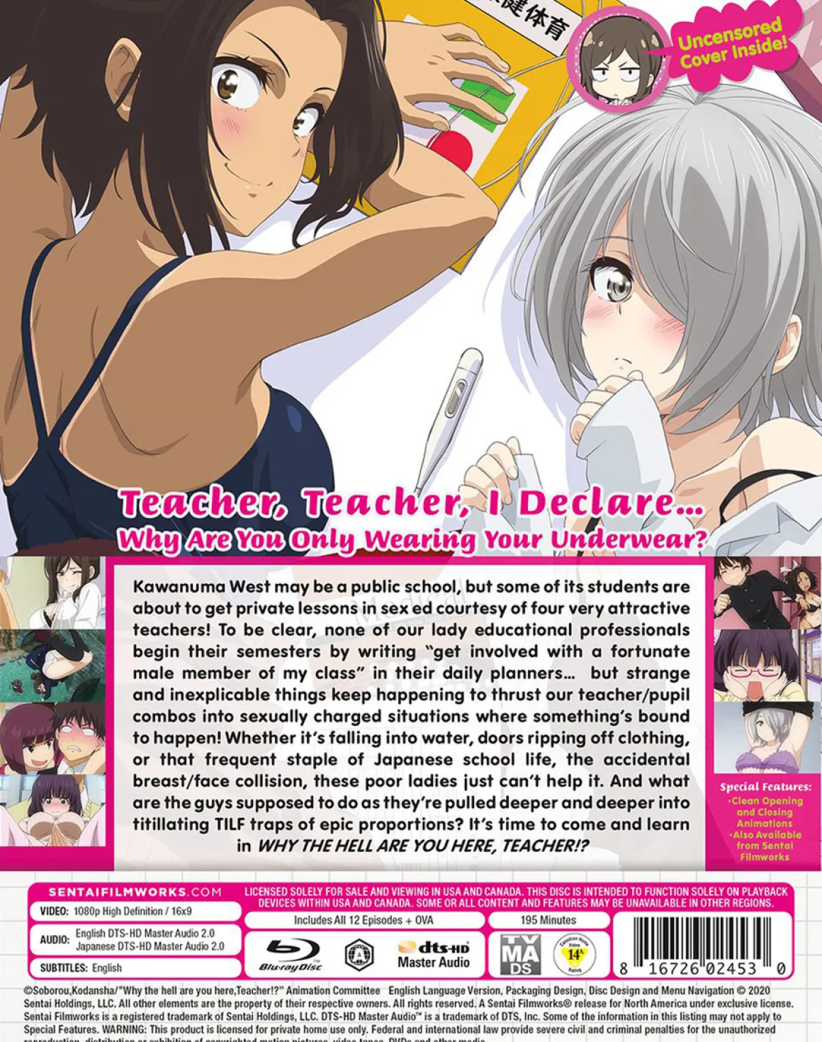 Why the Hell Are You Here Teacher!? Blu-ray