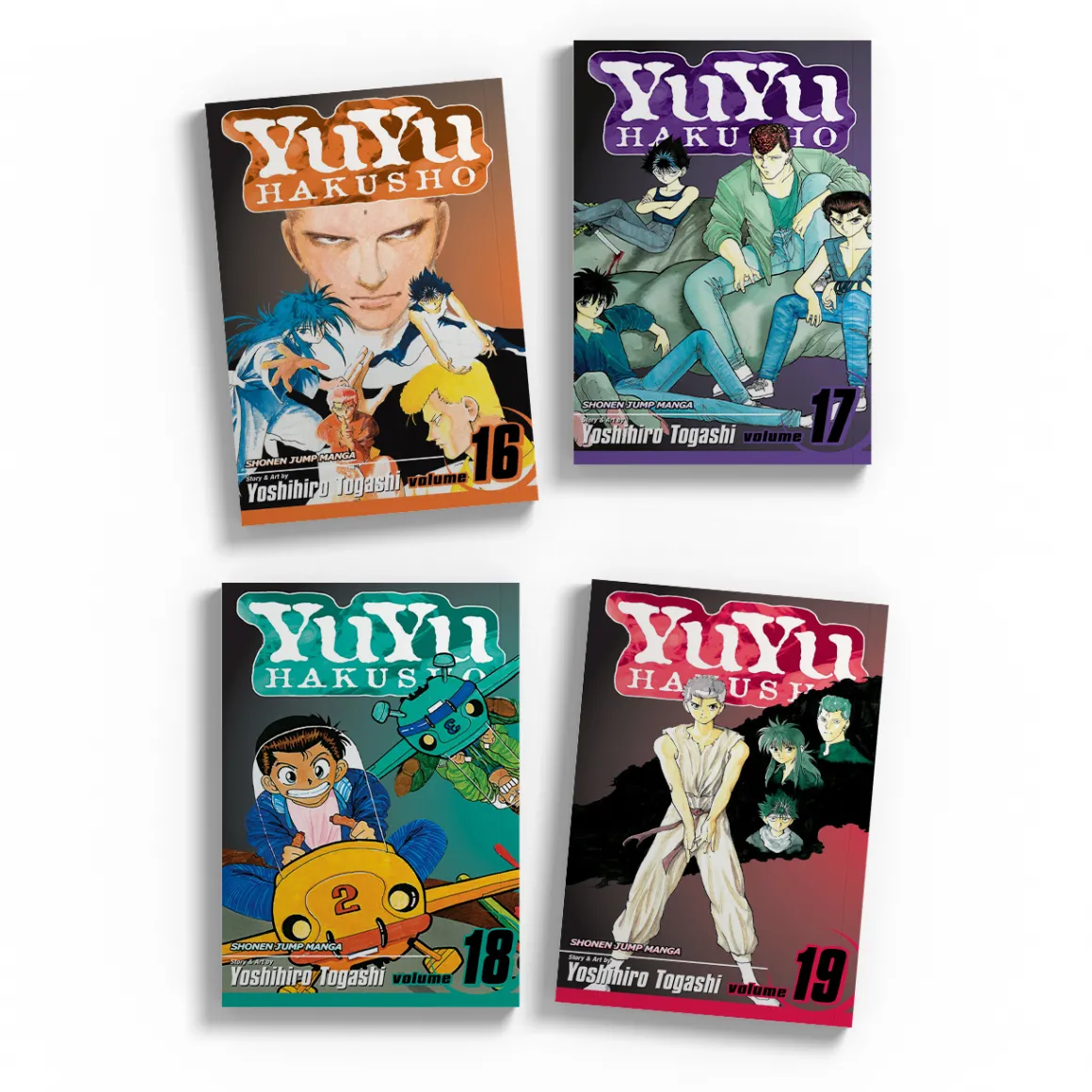Yu Yu Hakusho Manga (16-19) Bundle