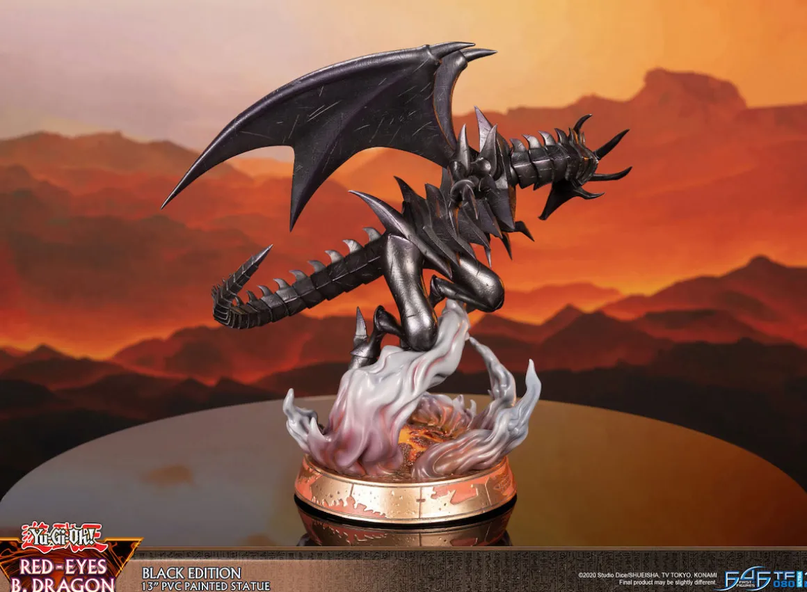 Yu-Gi-Oh! - Red-Eyes Black Dragon Statue Figure (Black Variant Ver.)