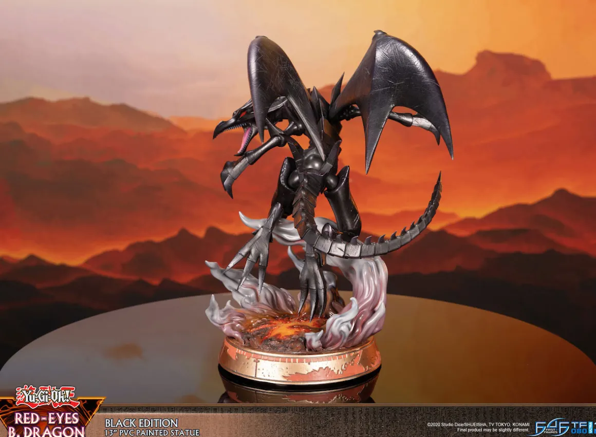 Yu-Gi-Oh! - Red-Eyes Black Dragon Statue Figure (Black Variant Ver.)