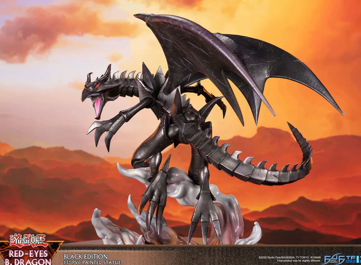 Yu-Gi-Oh! - Red-Eyes Black Dragon Statue Figure (Black Variant Ver.)