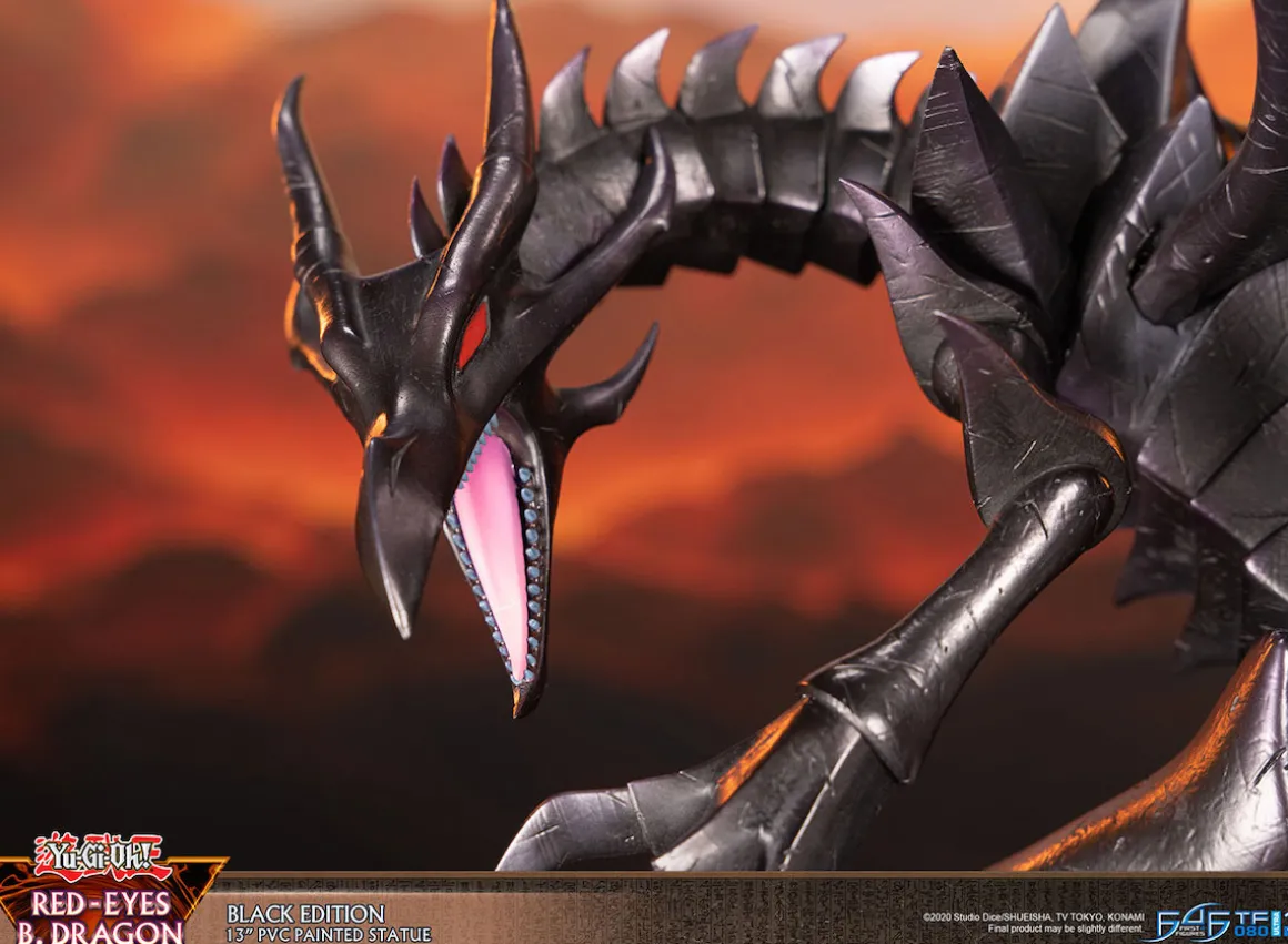 Yu-Gi-Oh! - Red-Eyes Black Dragon Statue Figure (Black Variant Ver.)