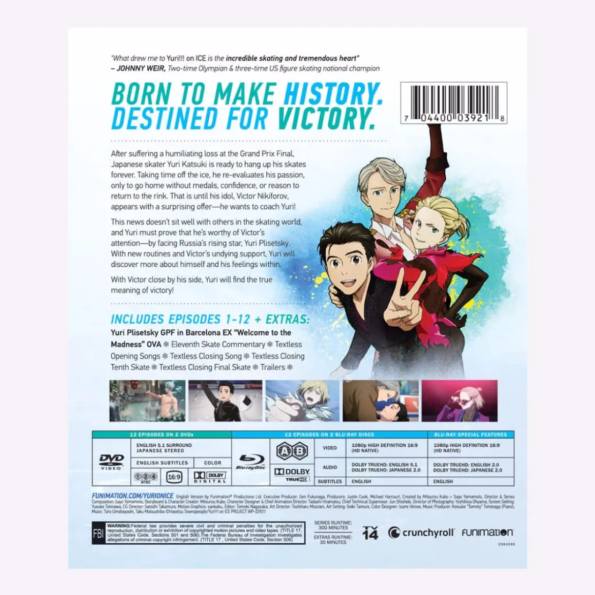 Yuri!!! on ICE - The Complete Series - Blu-ray + DVD